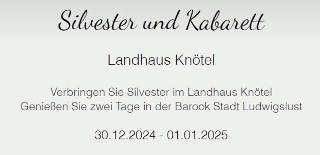 Landhaus Knoetel Ludwigslust Phòng bức ảnh